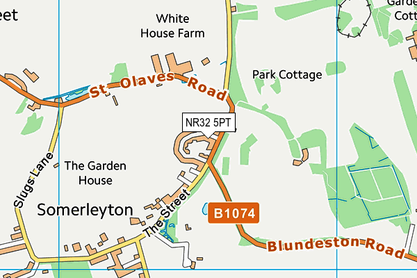 NR32 5PT map - OS VectorMap District (Ordnance Survey) NR32 5PT map - OS VectorMap District (Ordnance Survey)