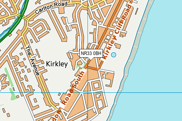 NR33 0BH map - OS VectorMap District (Ordnance Survey) NR33 0BH map - OS VectorMap District (Ordnance Survey)