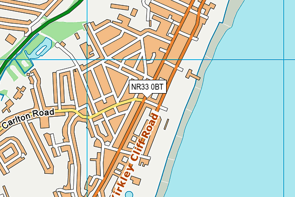 NR33 0BT map - OS VectorMap District (Ordnance Survey) NR33 0BT map - OS VectorMap District (Ordnance Survey)