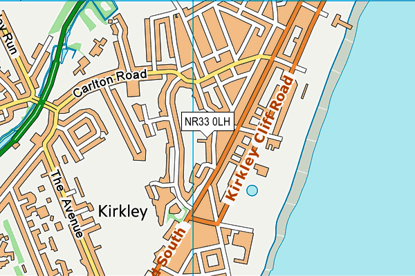 NR33 0LH map - OS VectorMap District (Ordnance Survey) NR33 0LH map - OS VectorMap District (Ordnance Survey)
