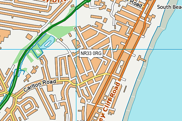 NR33 0RG map - OS VectorMap District (Ordnance Survey) NR33 0RG map - OS VectorMap District (Ordnance Survey)
