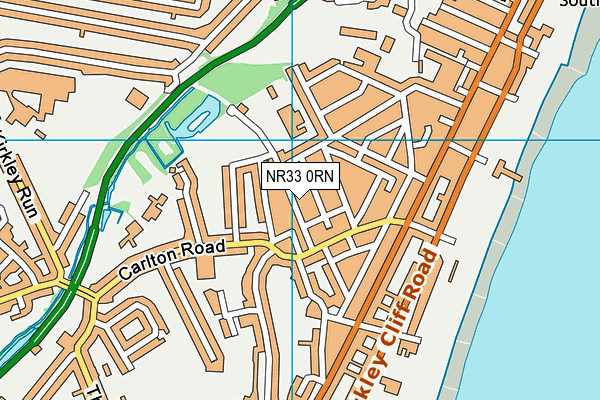 NR33 0RN map - OS VectorMap District (Ordnance Survey) NR33 0RN map - OS VectorMap District (Ordnance Survey)