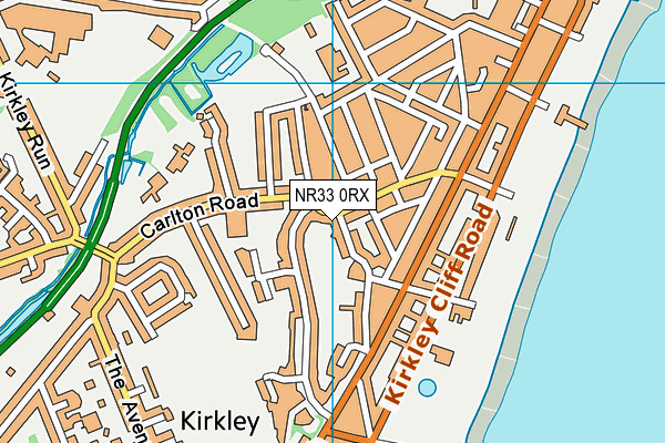 NR33 0RX map - OS VectorMap District (Ordnance Survey) NR33 0RX map - OS VectorMap District (Ordnance Survey)