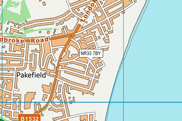 NR33 7BY map - OS VectorMap District (Ordnance Survey) NR33 7BY map - OS VectorMap District (Ordnance Survey)