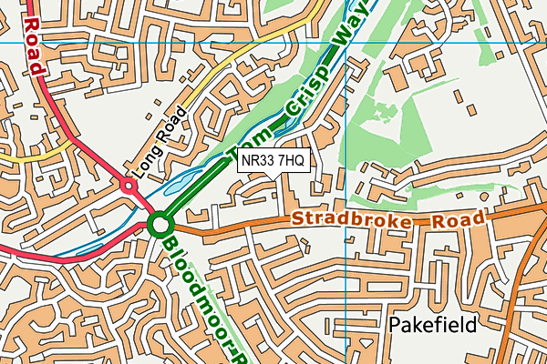 NR33 7HQ map - OS VectorMap District (Ordnance Survey)
