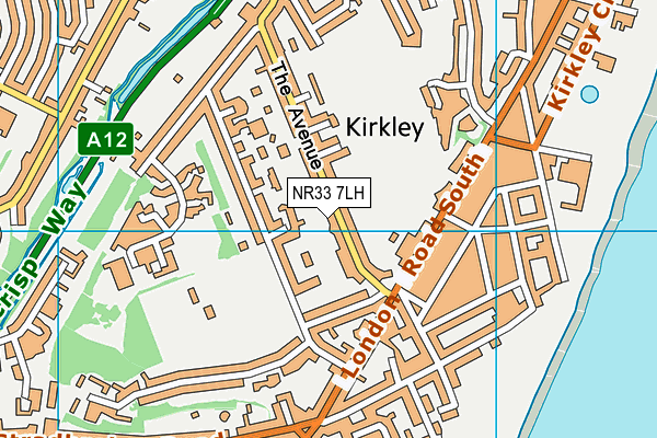 NR33 7LH map - OS VectorMap District (Ordnance Survey) NR33 7LH map - OS VectorMap District (Ordnance Survey)