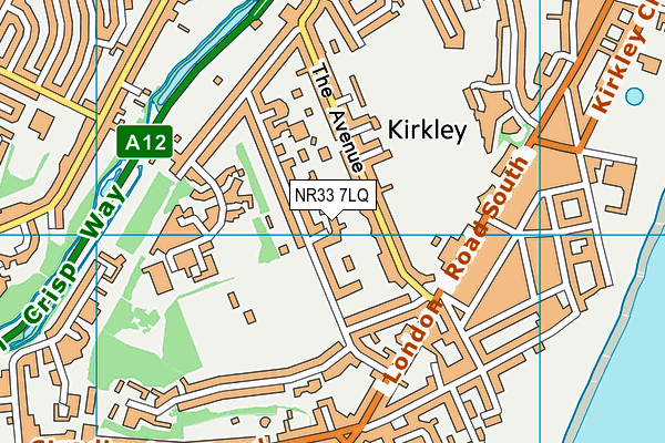 NR33 7LQ map - OS VectorMap District (Ordnance Survey) NR33 7LQ map - OS VectorMap District (Ordnance Survey)