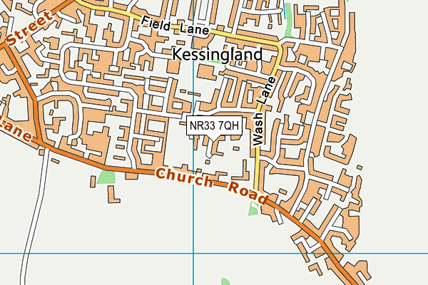 NR33 7QH map - OS VectorMap District (Ordnance Survey) NR33 7QH map - OS VectorMap District (Ordnance Survey)