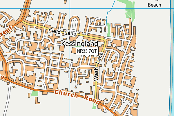 NR33 7QT map - OS VectorMap District (Ordnance Survey) NR33 7QT map - OS VectorMap District (Ordnance Survey)