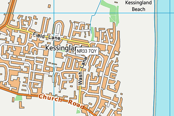 NR33 7QY map - OS VectorMap District (Ordnance Survey) NR33 7QY map - OS VectorMap District (Ordnance Survey)
