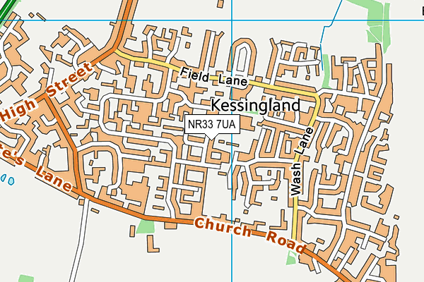 NR33 7UA map - OS VectorMap District (Ordnance Survey) NR33 7UA map - OS VectorMap District (Ordnance Survey)