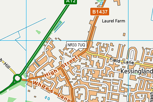 NR33 7UQ map - OS VectorMap District (Ordnance Survey) NR33 7UQ map - OS VectorMap District (Ordnance Survey)