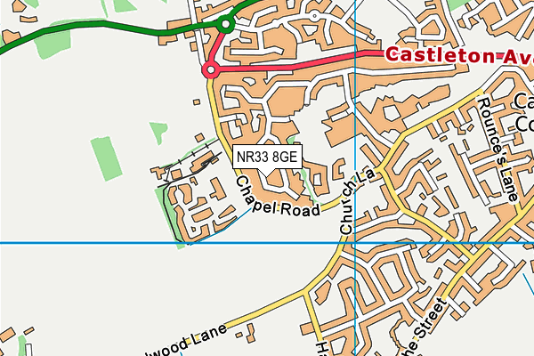 NR33 8GE map - OS VectorMap District (Ordnance Survey) NR33 8GE map - OS VectorMap District (Ordnance Survey)