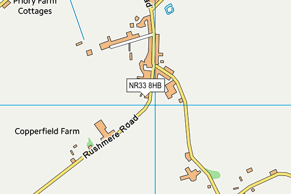 NR33 8HB map - OS VectorMap District (Ordnance Survey) NR33 8HB map - OS VectorMap District (Ordnance Survey)