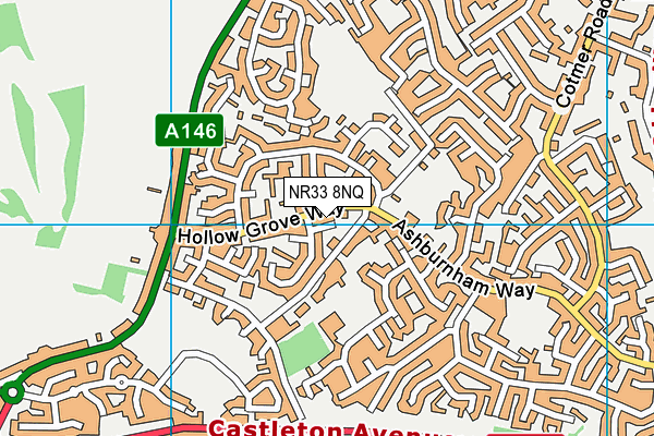 NR33 8NQ map - OS VectorMap District (Ordnance Survey) NR33 8NQ map - OS VectorMap District (Ordnance Survey)