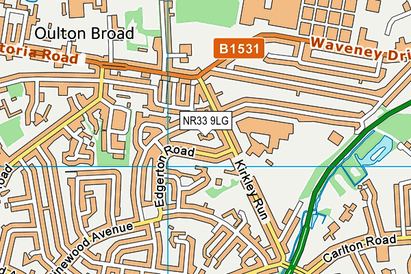 NR33 9LG map - OS VectorMap District (Ordnance Survey) NR33 9LG map - OS VectorMap District (Ordnance Survey)