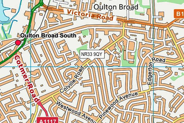 NR33 9QY map - OS VectorMap District (Ordnance Survey) NR33 9QY map - OS VectorMap District (Ordnance Survey)