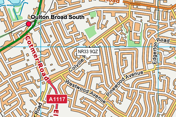 NR33 9QZ map - OS VectorMap District (Ordnance Survey) NR33 9QZ map - OS VectorMap District (Ordnance Survey)