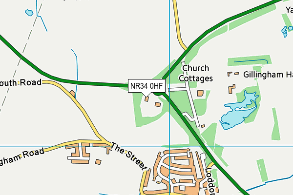 NR34 0HF map - OS VectorMap District (Ordnance Survey) NR34 0HF map - OS VectorMap District (Ordnance Survey)