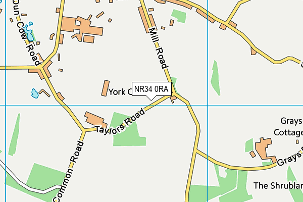 NR34 0RA map - OS VectorMap District (Ordnance Survey) NR34 0RA map - OS VectorMap District (Ordnance Survey)
