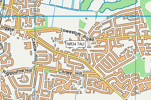 NR34 7AU map - OS VectorMap District (Ordnance Survey) NR34 7AU map - OS VectorMap District (Ordnance Survey)