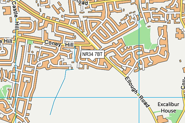 NR34 7BT map - OS VectorMap District (Ordnance Survey) NR34 7BT map - OS VectorMap District (Ordnance Survey)