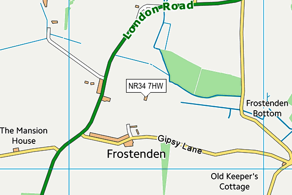 NR34 7HW map - OS VectorMap District (Ordnance Survey) NR34 7HW map - OS VectorMap District (Ordnance Survey)