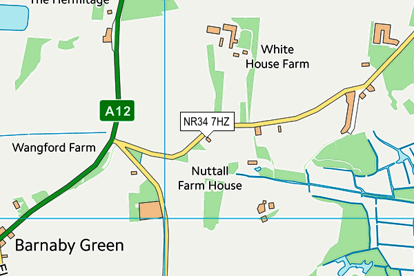 NR34 7HZ map - OS VectorMap District (Ordnance Survey) NR34 7HZ map - OS VectorMap District (Ordnance Survey)