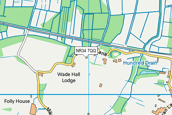 NR34 7QQ map - OS VectorMap District (Ordnance Survey) NR34 7QQ map - OS VectorMap District (Ordnance Survey)