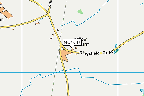 NR34 8NR map - OS VectorMap District (Ordnance Survey)