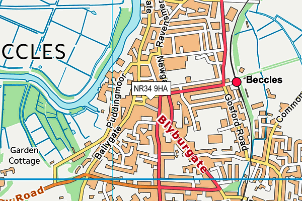 NR34 9HA map - OS VectorMap District (Ordnance Survey) NR34 9HA map - OS VectorMap District (Ordnance Survey)