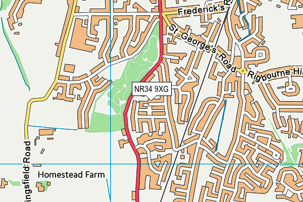 NR34 9XG map - OS VectorMap District (Ordnance Survey) NR34 9XG map - OS VectorMap District (Ordnance Survey)