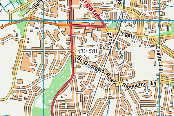 NR34 9YH map - OS VectorMap District (Ordnance Survey) NR34 9YH map - OS VectorMap District (Ordnance Survey)