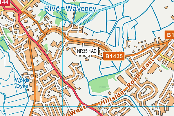 NR35 1AD map - OS VectorMap District (Ordnance Survey) NR35 1AD map - OS VectorMap District (Ordnance Survey)