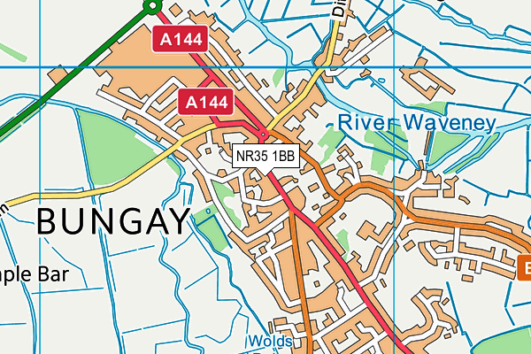 NR35 1BB map - OS VectorMap District (Ordnance Survey) NR35 1BB map - OS VectorMap District (Ordnance Survey)