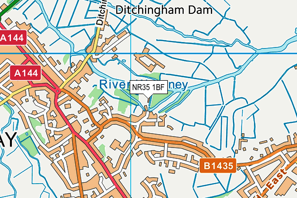 NR35 1BF map - OS VectorMap District (Ordnance Survey) NR35 1BF map - OS VectorMap District (Ordnance Survey)