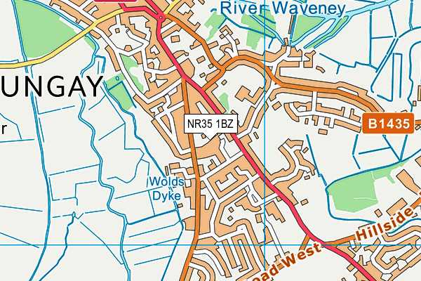 NR35 1BZ map - OS VectorMap District (Ordnance Survey) NR35 1BZ map - OS VectorMap District (Ordnance Survey)