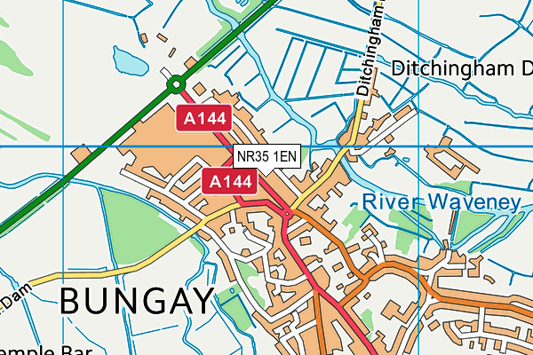 NR35 1EN map - OS VectorMap District (Ordnance Survey) NR35 1EN map - OS VectorMap District (Ordnance Survey)