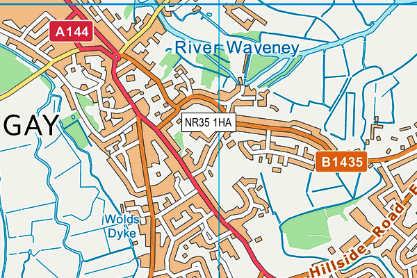 NR35 1HA map - OS VectorMap District (Ordnance Survey) NR35 1HA map - OS VectorMap District (Ordnance Survey)