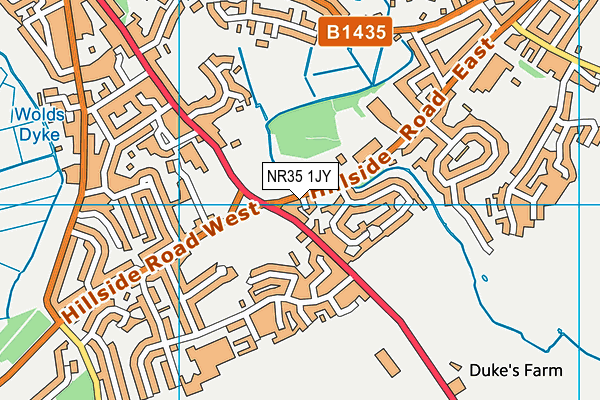 NR35 1JY map - OS VectorMap District (Ordnance Survey) NR35 1JY map - OS VectorMap District (Ordnance Survey)