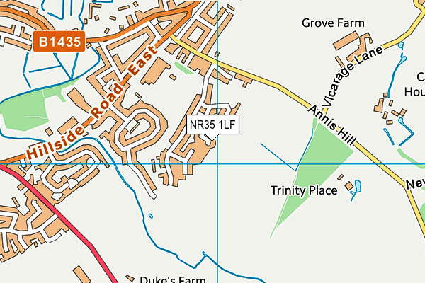 NR35 1LF map - OS VectorMap District (Ordnance Survey) NR35 1LF map - OS VectorMap District (Ordnance Survey)