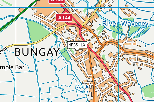NR35 1LX map - OS VectorMap District (Ordnance Survey) NR35 1LX map - OS VectorMap District (Ordnance Survey)