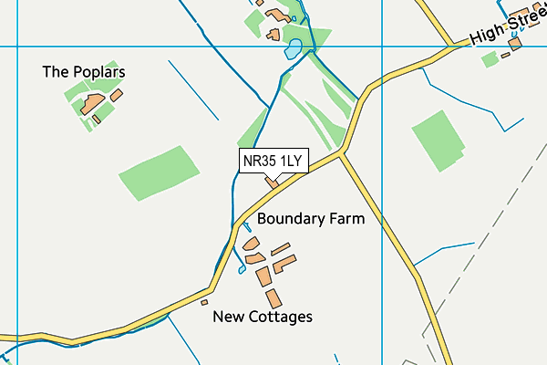 NR35 1LY map - OS VectorMap District (Ordnance Survey) NR35 1LY map - OS VectorMap District (Ordnance Survey)