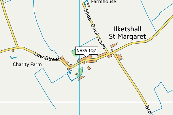 NR35 1QZ map - OS VectorMap District (Ordnance Survey)