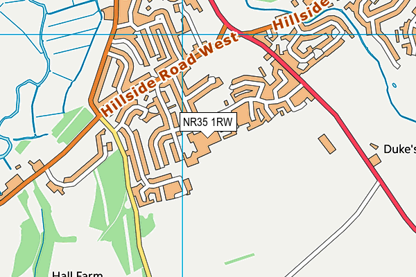 NR35 1RW map - OS VectorMap District (Ordnance Survey) NR35 1RW map - OS VectorMap District (Ordnance Survey)