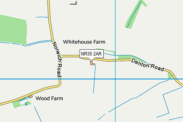NR35 2AR map - OS VectorMap District (Ordnance Survey) NR35 2AR map - OS VectorMap District (Ordnance Survey)