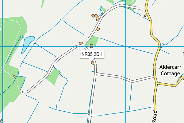 NR35 2DH map - OS VectorMap District (Ordnance Survey) NR35 2DH map - OS VectorMap District (Ordnance Survey)