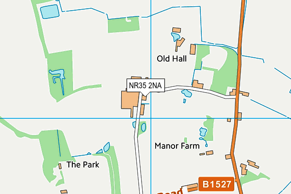 NR35 2NA map - OS VectorMap District (Ordnance Survey) NR35 2NA map - OS VectorMap District (Ordnance Survey)