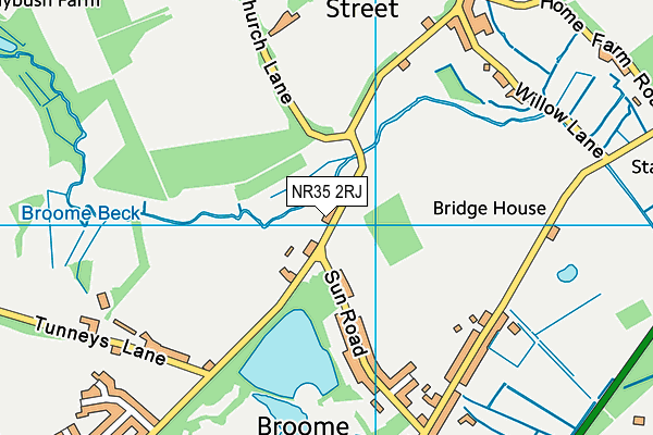 NR35 2RJ map - OS VectorMap District (Ordnance Survey) NR35 2RJ map - OS VectorMap District (Ordnance Survey)