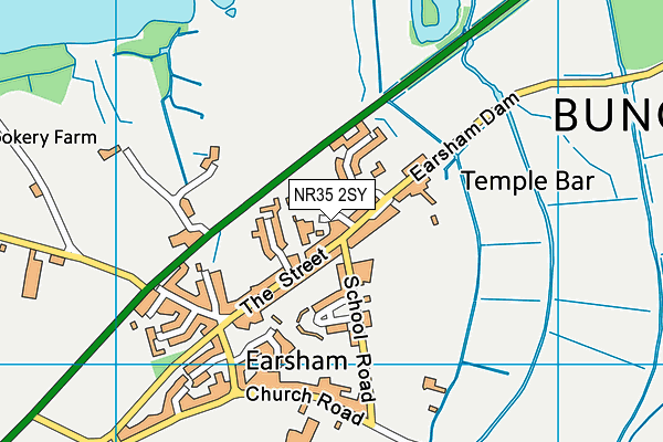 NR35 2SY map - OS VectorMap District (Ordnance Survey) NR35 2SY map - OS VectorMap District (Ordnance Survey)